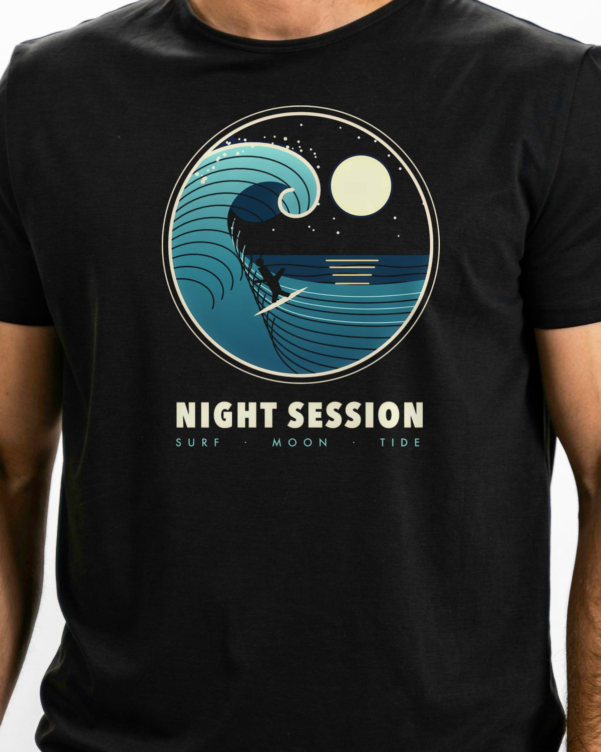 Night Session graphic tee, view 4