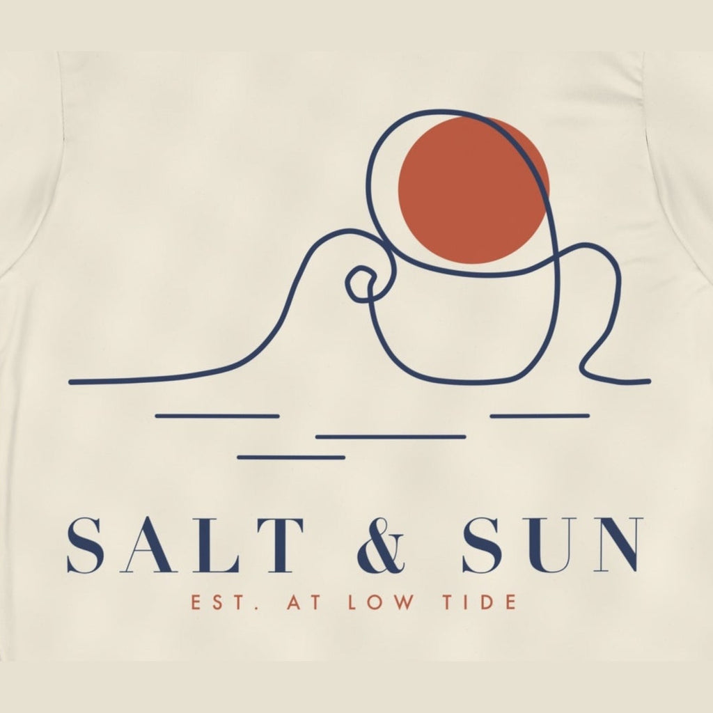Salt & Sun all-over print tee, print close-up