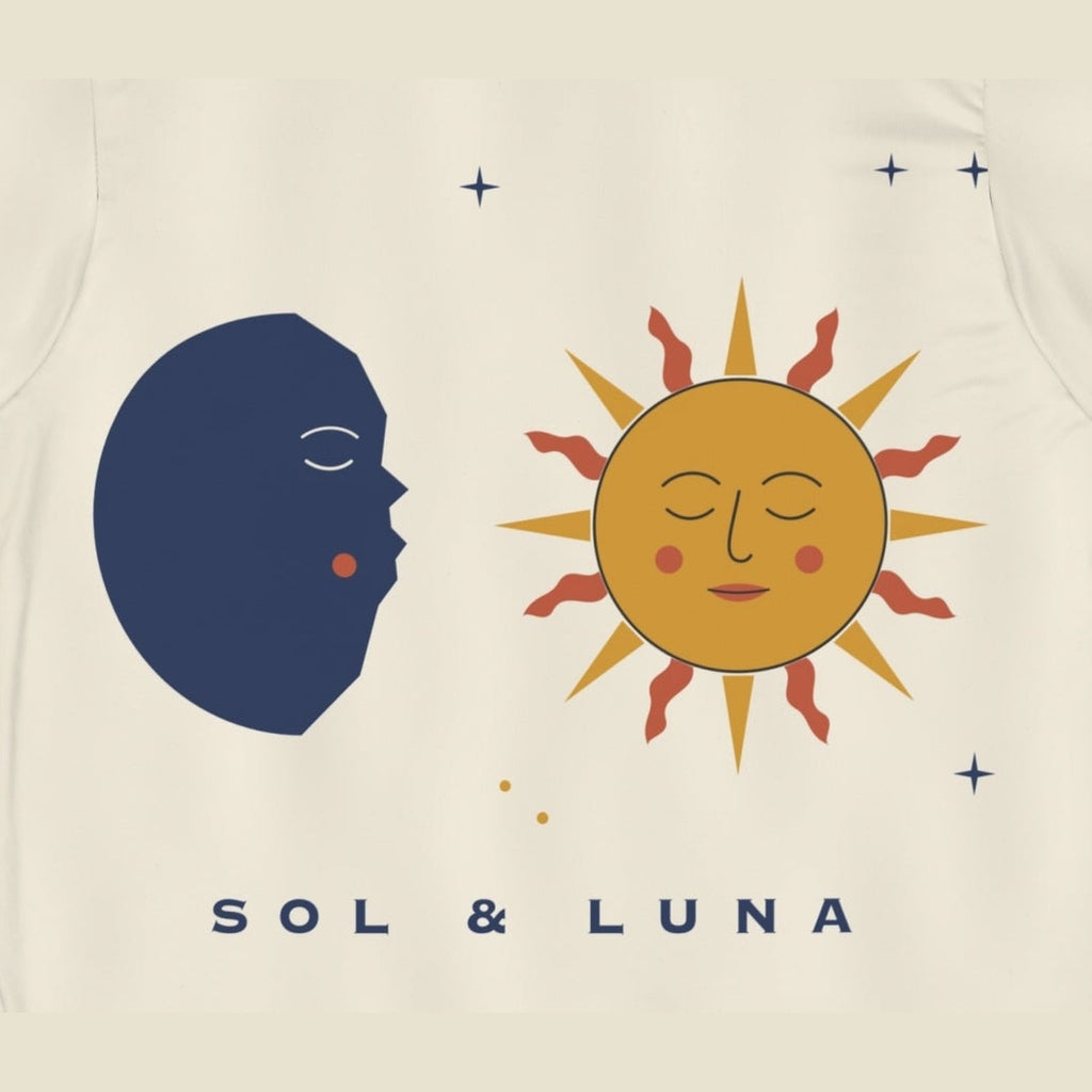 Sol & Luna all-over print tee, print close-up