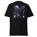 The Dragon's Peak graphic tee in Black, original art by AuraCanvas