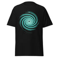 The Maelstrom graphic tee in Black, original art by AuraCanvas