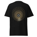 The Pantheon graphic tee in Black, original art by AuraCanvas