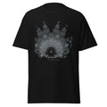 The Frost Window graphic tee in Black, original art by AuraCanvas