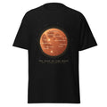 The Seas of the Moon graphic tee in Black, original art by AuraCanvas