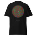 The Cone Mosaic graphic tee in Black, original art by AuraCanvas