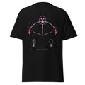 Minimal Expression graphic tee in Black, original art by AuraCanvas