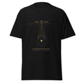 Retrograde Mars graphic tee in Black, original art by AuraCanvas