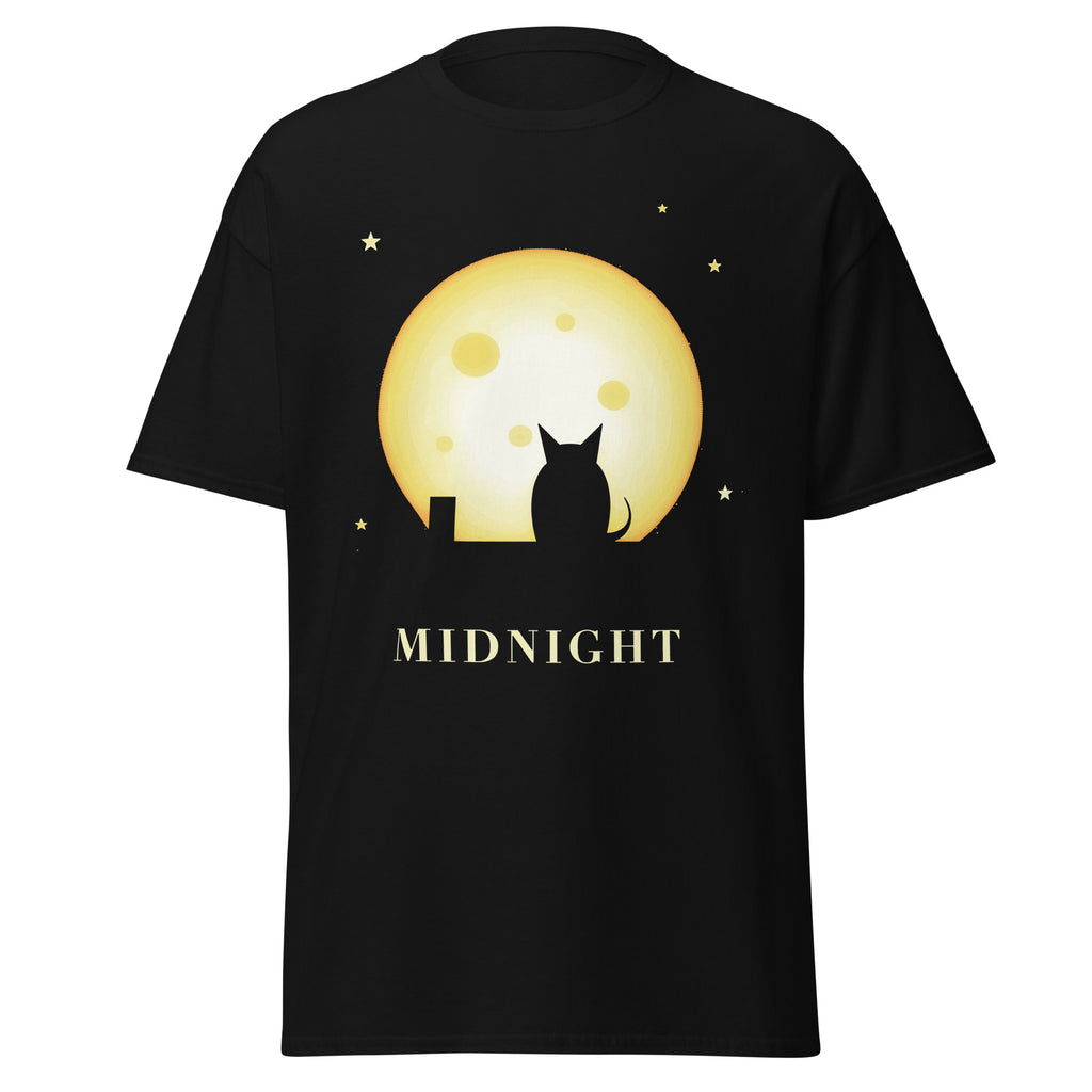 Midnight graphic tee in Black, original art by AuraCanvas