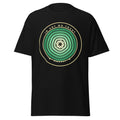 In Art We Trust graphic tee in Black, original art by AuraCanvas