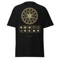 Metatron's Cube graphic tee in Black, original art by AuraCanvas