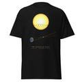 The Transit of Venus graphic tee in Black, original art by AuraCanvas