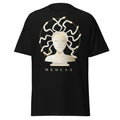 Kintsugi Medusa graphic tee in Black, original art by AuraCanvas