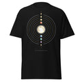 The Philosopher's Star graphic tee in Black, original art by AuraCanvas