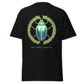 Jewel Beetle graphic tee in Black, original art by AuraCanvas
