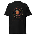 Saros graphic tee in Black, original art by AuraCanvas