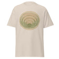 Moray graphic tee in Natural, original art by AuraCanvas