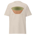 The Bowl graphic tee in Natural, original art by AuraCanvas
