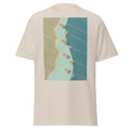 The Twelve Apostles graphic tee in Natural, original art by AuraCanvas