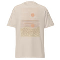 Salar de Uyuni graphic tee in Natural, original art by AuraCanvas