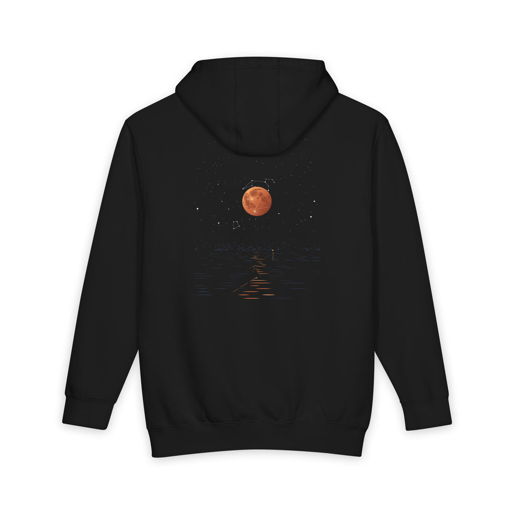 Midnight Eclipse heavyweight hoodie, view 1