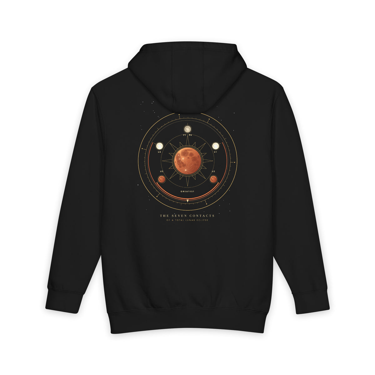 The Seven Contacts heavyweight hoodie, view 1