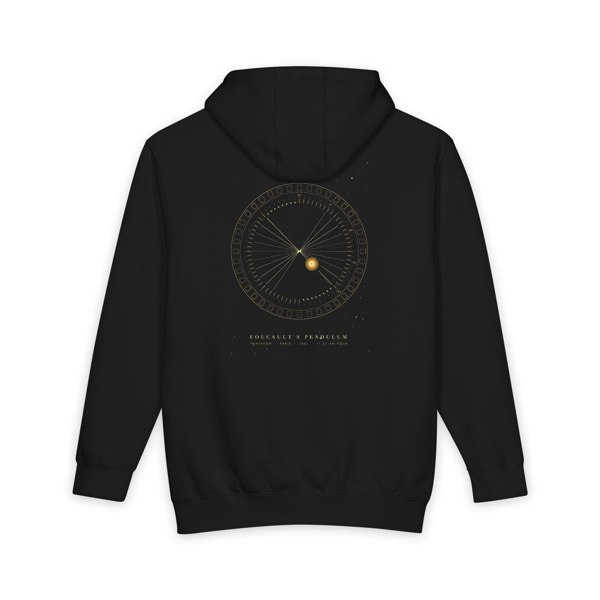 Foucault's Pendulum heavyweight hoodie, view 1