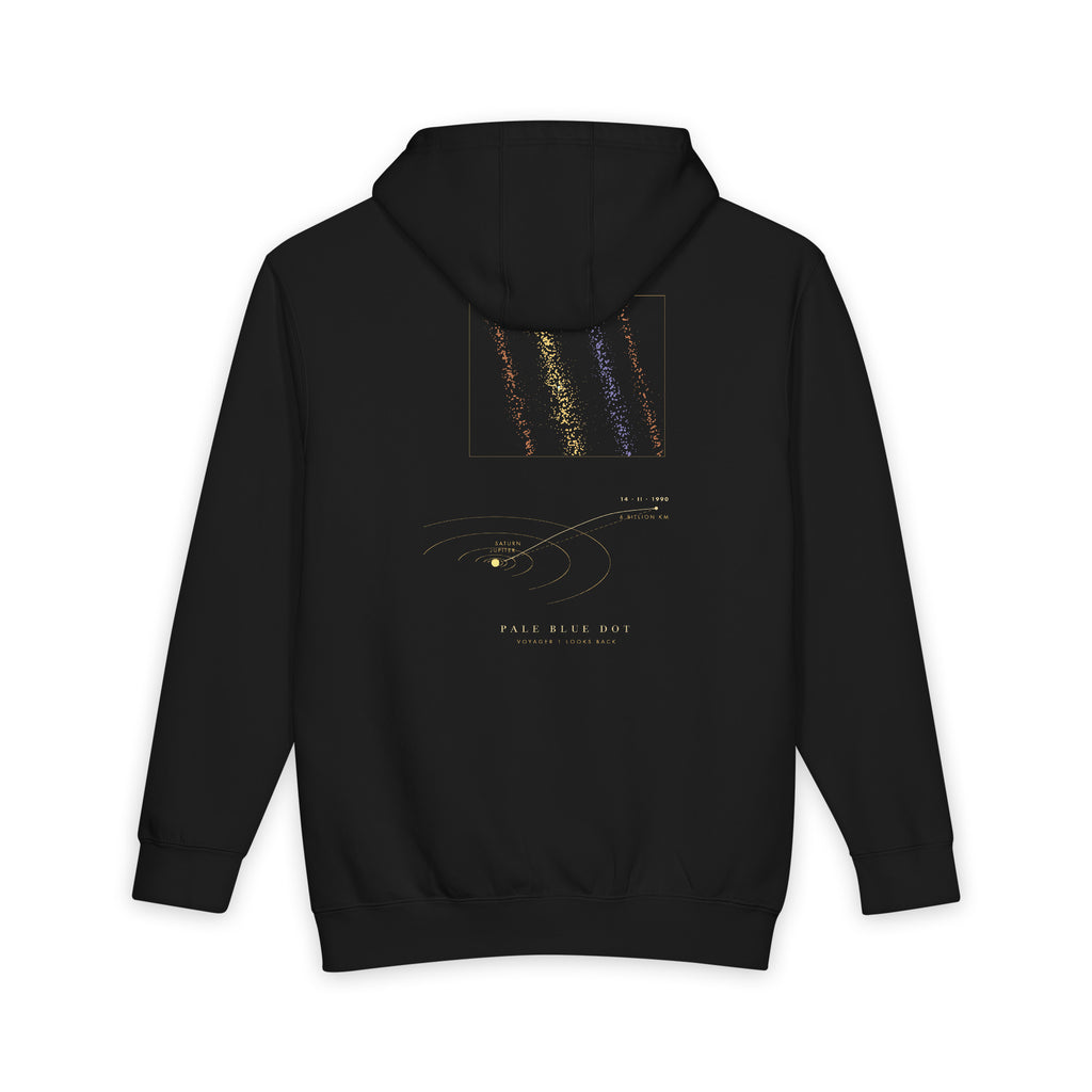 Pale Blue Dot heavyweight hoodie, view 1