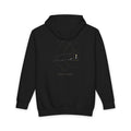 Halley's Return heavyweight hoodie in Black, original art by AuraCanvas