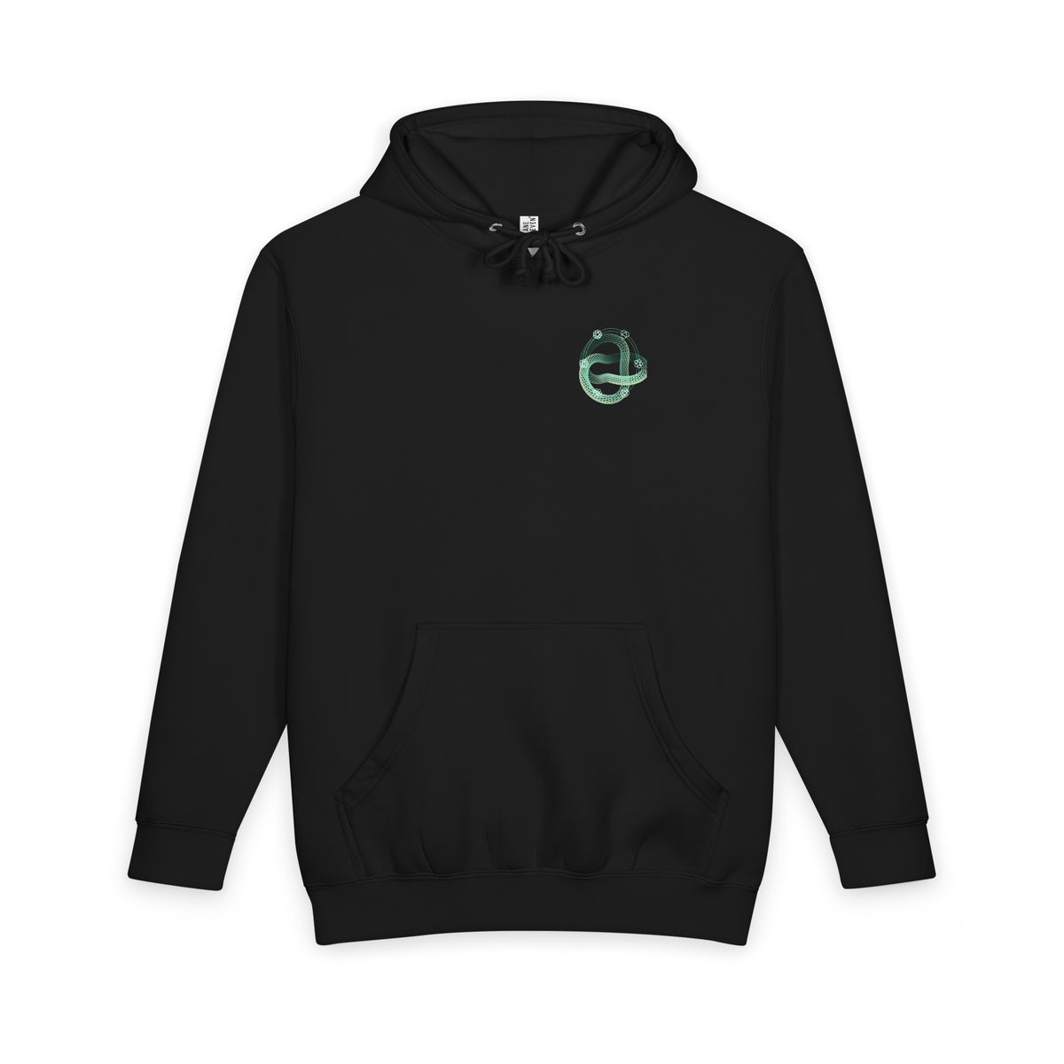 Kelvin's Vortex Atoms heavyweight hoodie, view 2