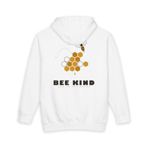 Bee Kind heavyweight hoodie, view 1